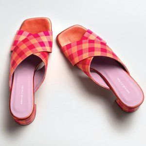 UNREAL FIELDS Madge Fuchsia Orange Sandals